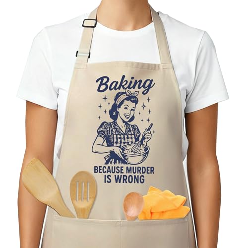 Funny Women’s Aprons for Cooking and Gifts