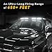 COOLAUTO Roof Light Fit for 2024 2025 Ford Ranger T7 T8 T9, Gloss Black LED DRL Top Light Pods Lamp Bar