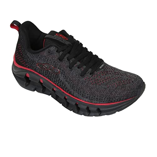 Tênis Diffuse 4, Olympikus, Masculino, Preto/Vermelho, 37