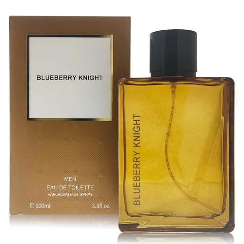 Image of AFLUXE Blueberry Knight Men's Cologne 3.4 Fl. Oz, Fresh Fruity & Woody Notes, Modern Masculine Eau De Parfum Lasts All Day