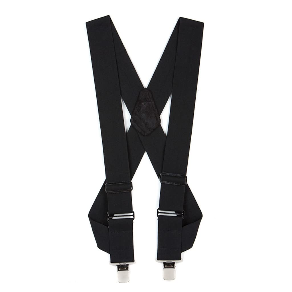 Suspender Store Side-Clip Trucker Suspenders - 2-Inch Wide Elastic - Gator Clip - 42