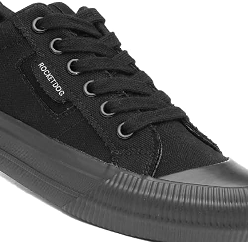 Rocket Dog Womens Cheery Plimsolls Sneakers Black 10 | Image 5