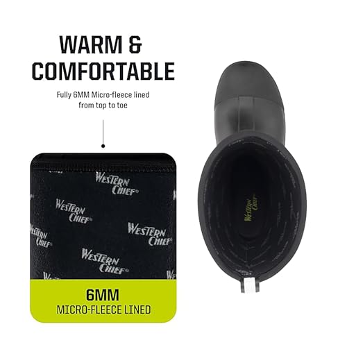 Image of Western Chief Unisex 365 Neoprene Cold Weather Boots for Men and Women | Waterproof rubber with insulated lining, anti-slip outsole, comfort insole, ankle, mid and tall snow boot for outdoor wear