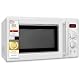 Exquisit Retro-Mikrowelle 700 Watt mit Grill und 20L Innenraum