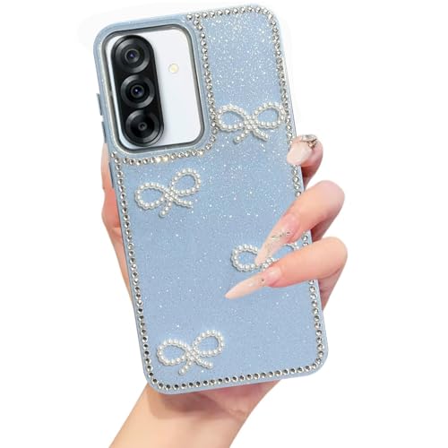 Image of DIZORO for Samsung Galaxy A36 5G case,Cute Bow Tie Aesthetic Phone Case,Trendy Slim Hard IMD Shockproof Protective Bumper Designer Phone Back Cover for Women Girls - Sierra