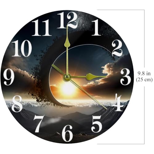Horloge murale à quartz silencieuse idéale pour une cuisine moderne - 5