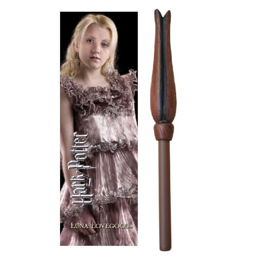 The Noble Collection Harry Potter Wand Pen e marcador de lua Lovegood