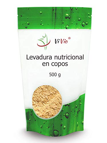 Levadura nutricional | en copos 500g | Inactiva | ViVio | Formato ahorro