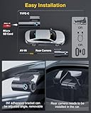 GKU 4K Dash Cam Front and Rear, 5GHz WiFi GPS, Dual Car Camera, 1.5” IPS Mini Dashcam for Cars with 64GB SD Card, 24H Parking Mode, Night Vision, WDR, 170° Wide Angle, G-Sensor, App Control, Max 256GB - Image 7