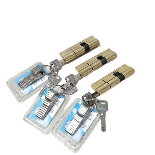 Cylindre de serrure serrure de porte profilée laiton 75mm