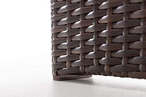 CLP Polyrattan Tisch Avignon I Gartentisch Aus Flachrattan I Esstisch In Verschiedenen Größen Braun Meliert, 180 cm - 6