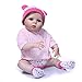 Reborn Baby Dolls Real Life Baby Doll (Silicone Full Body, Washable) 23 inch Weighted Cute Lifelike Full Body Silicone Baby Girl Dolls Anatomically Correct