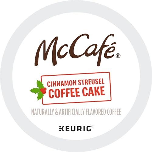 Image of McCafe Cinnamon Streusel Coffee Cake Coffee, Keurig Single Serve K-Cup Pods, 60 Count