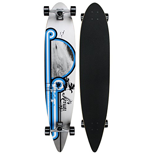 KROWN Disco Wave 45-inch surf-style pintail longboard — the long, forgiving beginner deck