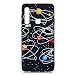 Produktbild Everainy Kompatibel für Samsung Galaxy A9 2018/A9 Star Pro/A9s Hülle Silikon Gummi Kreativ Cover Hüllen Handyhülle Stoßfest TPU Stoßstange Schwarz Schutzhülle (Milchstraße)