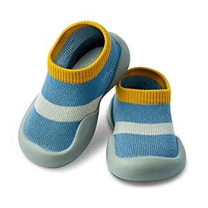 Dookeh Baby Shoes Boys Girls First Walking Shoes Non Slip Soft Sole Sneakers Toddler Infant Babygirl Sock Shoes…