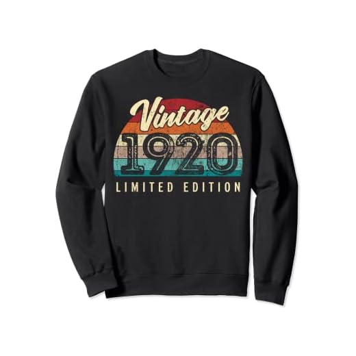 Vintage 1920 Edición Limitada 102 Años 102 Cumpleaños Sudadera