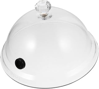1Pc Transparent Smoky Protection Cover Small Food Dome for Weddings Buffets and Parties Elegant Design for Cake and Snack Preservation Creative and Portable Food Cover