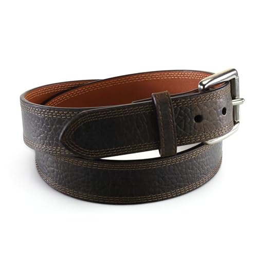 ARIAT Men's Triple Row Stitch Belt with Removable Roller Buckle2