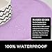 Comtim Waterproof Dog Food Mat - 2 Pack Silicone Pet Food Mat Dog Food Bowl Mats Cat Water Mats Eating Tray, Non-Slip Pet Placemat with Lip for Messy Drinkers to Protect Floor, Lavender 11