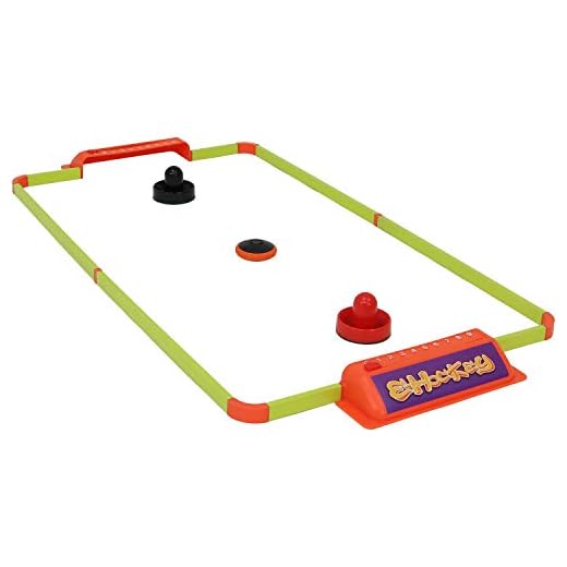 Sunnydaze Portable Hover Air Hockey Set, Mini Tabletop Game Table for Kids & Adults, 40-Inch
