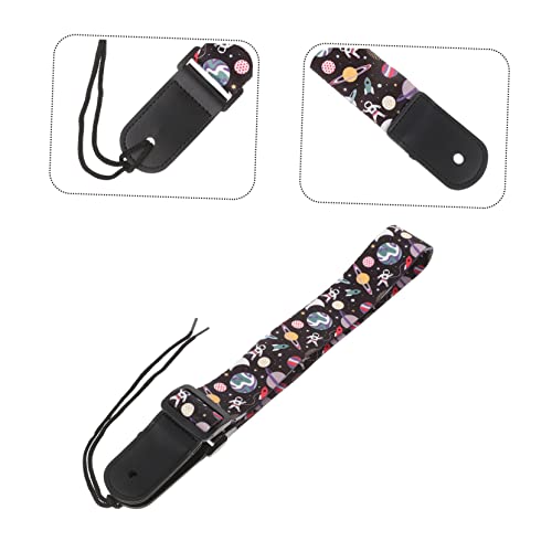 NUSITOU 1Pc Sangle De Guitare Ceinture De Mode Sangles Réglables Accessoires De Guitare Électrique Sangle D’Instrument De Musique Accessoire De Guitare Fleur Ukulélé Ceinture Mode Sangle - Les Beatles, Paul McCartney, John Lennon, RIngo Starr, George Harrison NUSITOU 1Pc Sangle De Guitare Ceinture De Mode Sangles Réglables Accessoires De Guitare Électrique Sangle D'Instrument De Musique Accessoire De Guitare Fleur Ukulélé Ceinture Mode Sangle – Image 6
