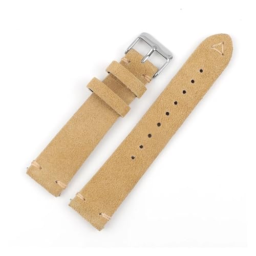 HMFang XG[hU[vohXgbv 18 ~[g 19 ~[g 20 ~[g 22 ~[gNCbN[XvXgbvxgXeb`gANZT[(Beige,22mm silver buckle)