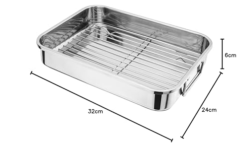 Fuente para horno con rejilla para asados familiares de domingo perfectos 3