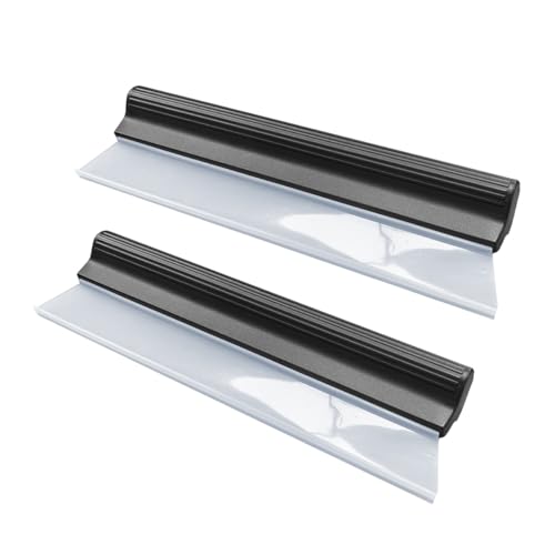 2PCS Automotive Squeegee 10 Inch T-Bar Water Blade Squeegee for Drying Flexible Silicone Car Water Wiper Car Water Squeegee Fits Windshield Glass Mirror Bathroom Window (10inch)