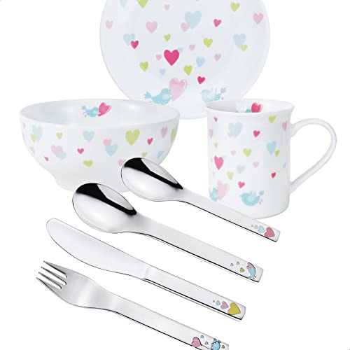 Sterngraf Kinderset Cora Herzen 7tlg. mit Gravur auf der...