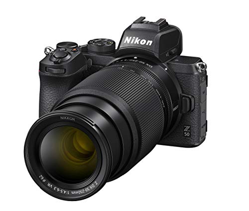 Nikon Z50 Compact Mirrorless Digital Camera With Flip Under "Selfie/Vlogger" Lcd | 2 Zoom Lens Kit Includes: Nikkor Z Dx 16-50Mm F/3.5-6.3 Vr & Nikkor Z Dx 50-250Mm F/4.5-6.3 Vr #TOP3