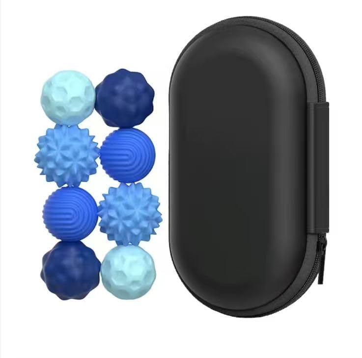 Magnetic Fidget Balls Toys (8PCS), Weighted Texture Tactile Sensory Fidget Balls