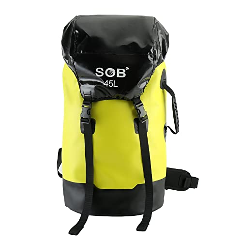 SOB Waterproof Lightweight TPU Backpack 45L Nylon Dry Bag Keeps Gear Dryfor Water Sports,Boating,Kayaking,Hiking,Camping Outdoors Activities