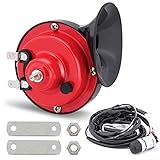 Roykaw Golf Cart 12 Volt Horn Kit Floor Mount Button for EZGO Club Car Yamaha, UTV, Boat