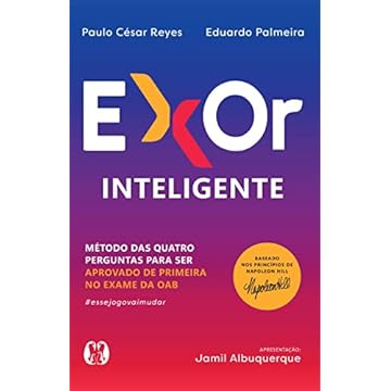 Capa do livro ExOr Inteligente: Método das quatro perguntas para ser aprovado de primeira no exame da OAB