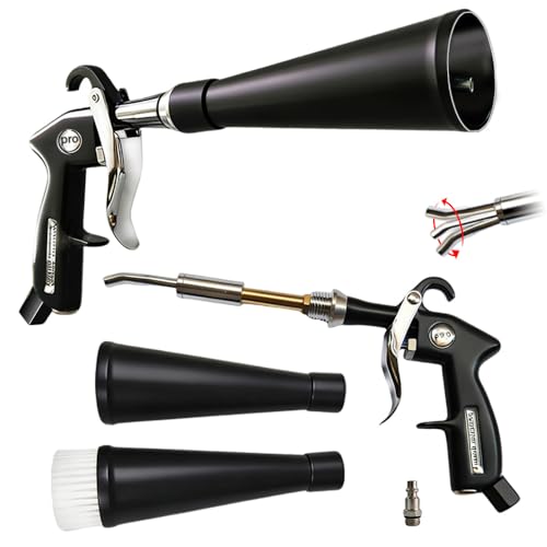 Oulex High-Pressure Air Blow Gun,Detailing Dry Cleaning Gun,Air Nozzle Blow Gun,Car Cleaning Gun,Tornado Dry Cleaning Gun,Works with Air Compressor and Quickly removes Surface Dirt and dust (zcg-001)