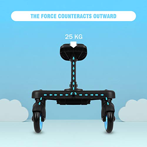 H-YEEU Blu Pedana Passeggino con Seduta