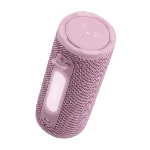Image of JBL Grip Compact Bluetooth Speaker, JBL Pro Sound with AI Sound Boost, IP68 Waterproof and Dustproof, Ambient Light, Up to 14 Hours Playback, Auracast Multi-Speaker, JBL Portable App, Pink