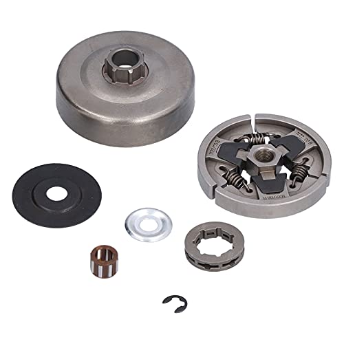 Kit de montaje de embrague Piezas de repuesto de cojinete de cubierta de piñón de tambor de embrague duradero de Compatible con motosierras MS270 MS280 MS281 MS271 Material de