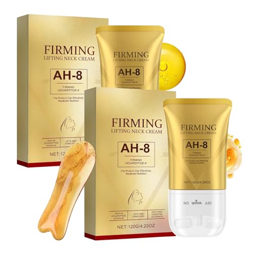 atnayo Ah-8 Firming Neck Cream - 2x Neck Creams for Sagging and T...