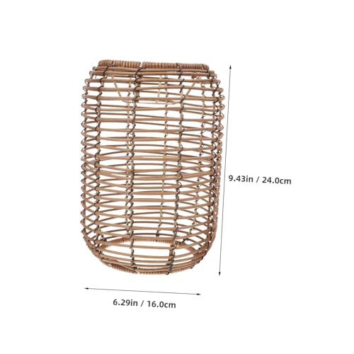 Abat-jour suspendu rotin synthétique de qualité supérieure tissé - 2