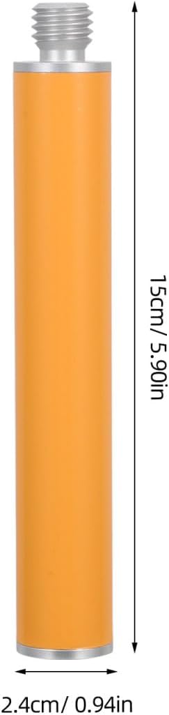 Aluminum Alloy Extension Rod for Surveying Equipment Universal Threaded Replacement Pole for Survey Rods Centering Rods Prism Extension Rods 5.90 X 0.94 X 0.94 in