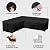 PureFit Outdoor Sectional Cover Waterproof L Shaped Patio Furniture Covers