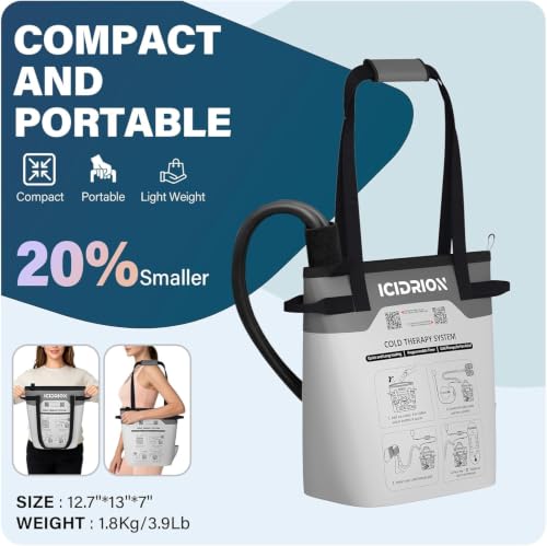 Image of Quiet Ice Machine for Ankle After Surgery, Programmable & Portable