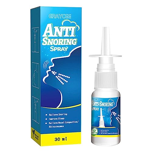 Jomewory Spray Nasal para ronquidos, Spray Nasal para Dormir Mejor, Limpia la Nariz, Duerme Bien, ronca Menos, 30 ml para Adultos, Ayuda a Pasar al Aire Libre Mientras duermes