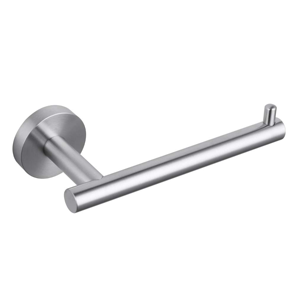 Bathroom Toilet Paper Holder SUS 304 Stainless Steel Tissue Paper Roll Holder Wall Mount, Brushed Finish