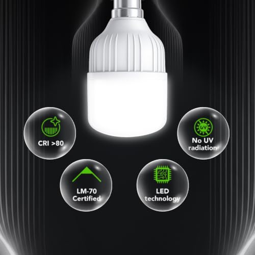 Image of LEDURE 20W LED Bulb|High Wattage B22 Base Bulb|BIS Approved|CoolWhite,Pack-1