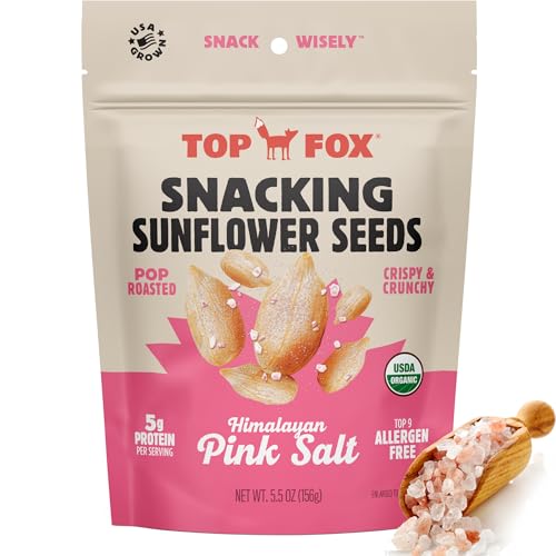 Top Fox Snacks Sunflower Seeds Himalayan Pink Salt