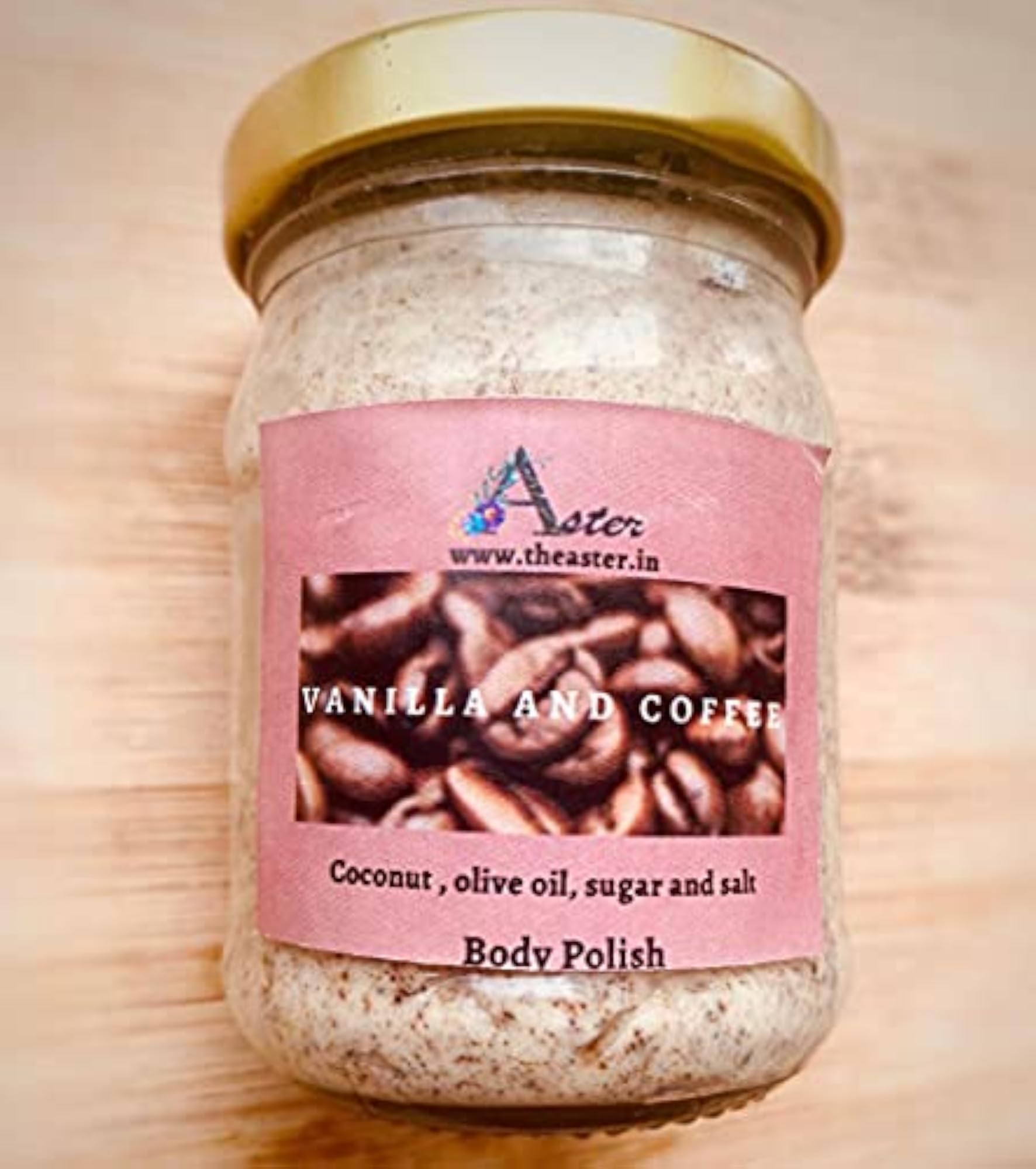 Natural Coffee and Vanilla Scrub with Handcrafted Soap