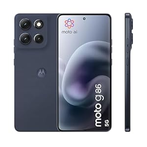 Motorola Moto g86 5G Smartphone (6,67“-Super-HD-Display, 50-MP-Kamera mit Moto-AI, 8/256 GB, 5100 mAh, Android 15) Pantone Spellbound, inkl. Schutzcover